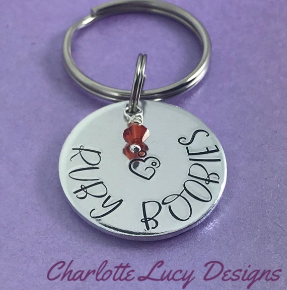 Ruby boobies breastfeeding award keyring awareness new mummy gift 9 Months
