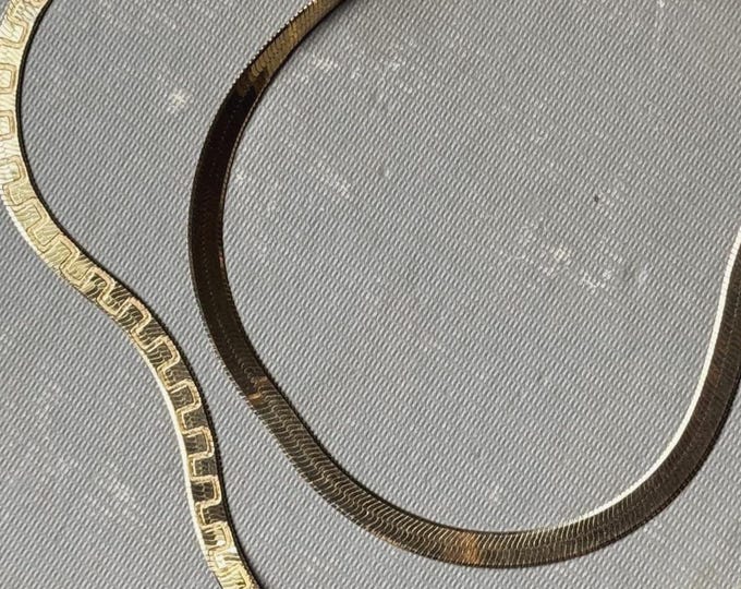 Vintage Greek Key Herringbone