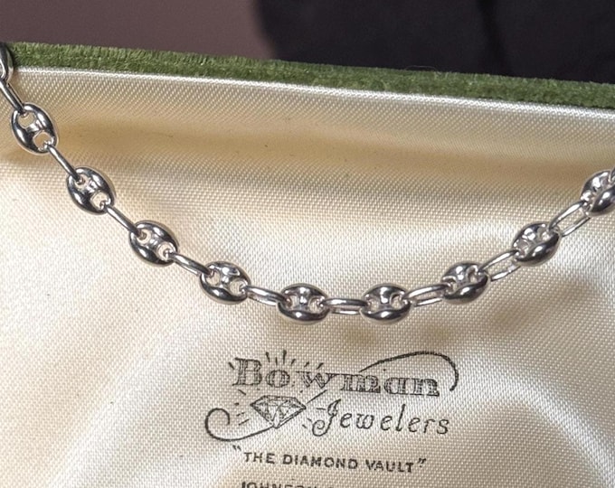 Handmade Sterling Silver Gucci/Puffy Mariner Link Braclet