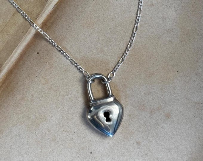 Locked Down Padlock Necklace