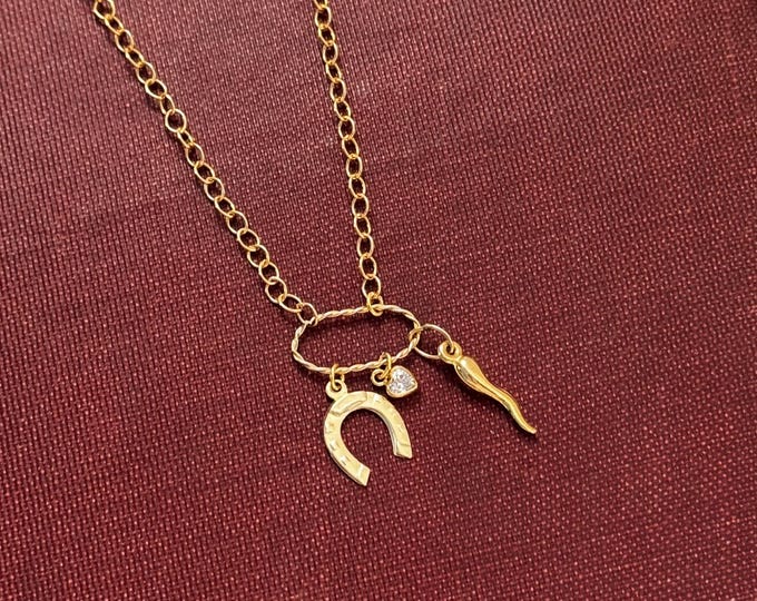 Love and Luck Charm Necklace