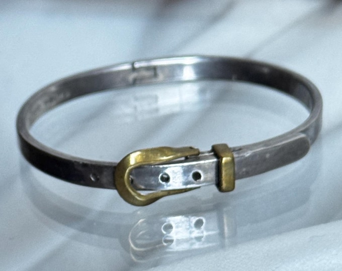 Vintage Taxco Buckle Bangle