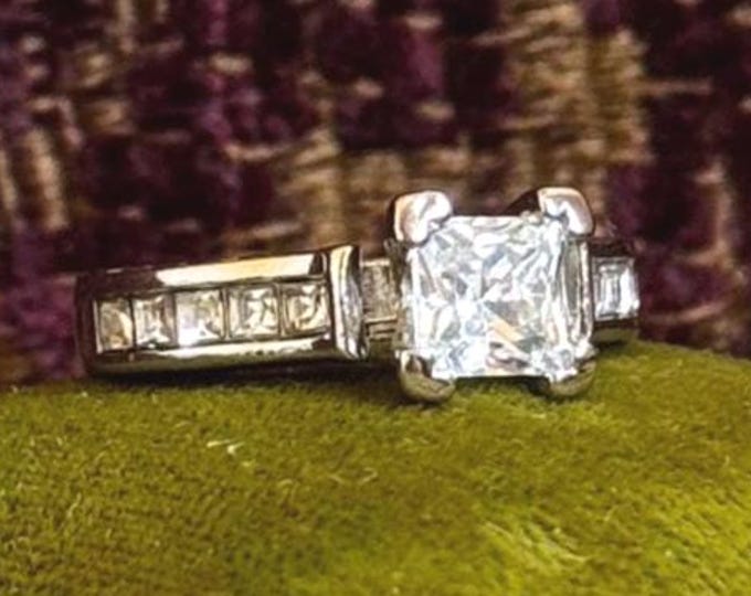 Silver Square Solitaire
