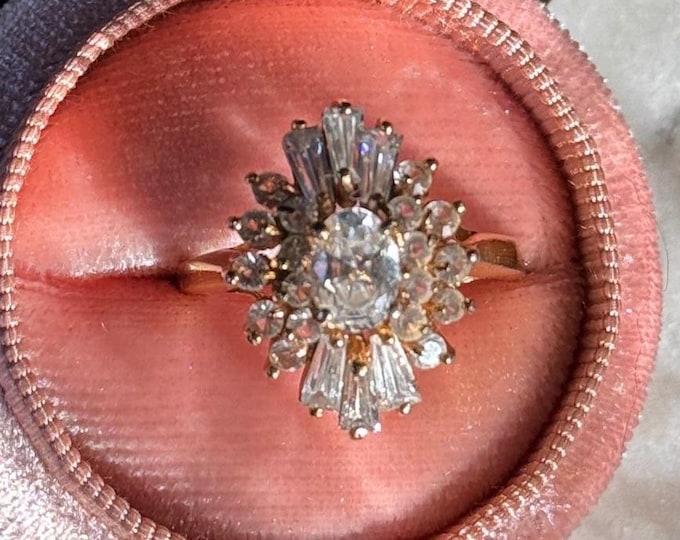 Vintage Hollywood Glamor Ring