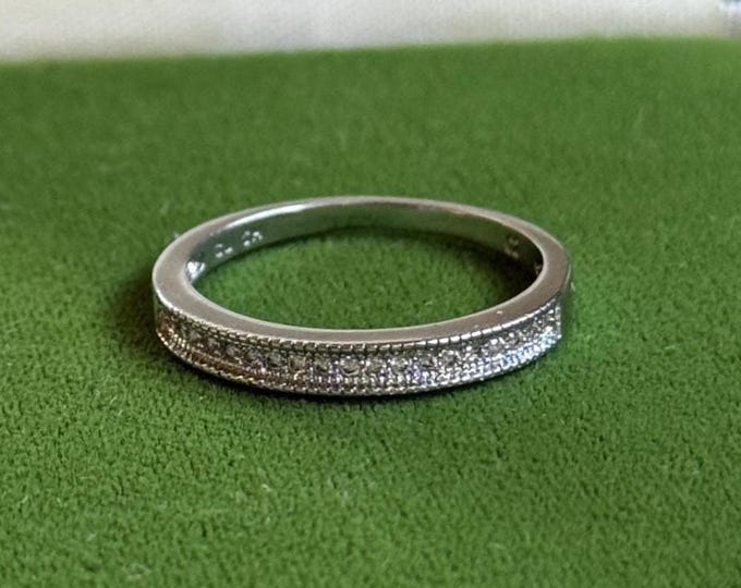 Vintage Half Eternity Band