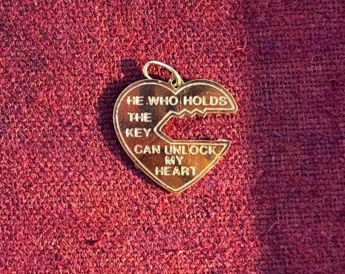 Unlock My Heart Charm