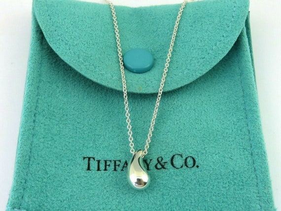 Tiffany & Co Sterling Silver Elsa Peretti Teardrop