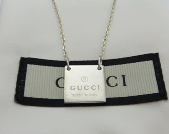 Gucci Trademark Silver Charm Bracelet 18cm Gucci