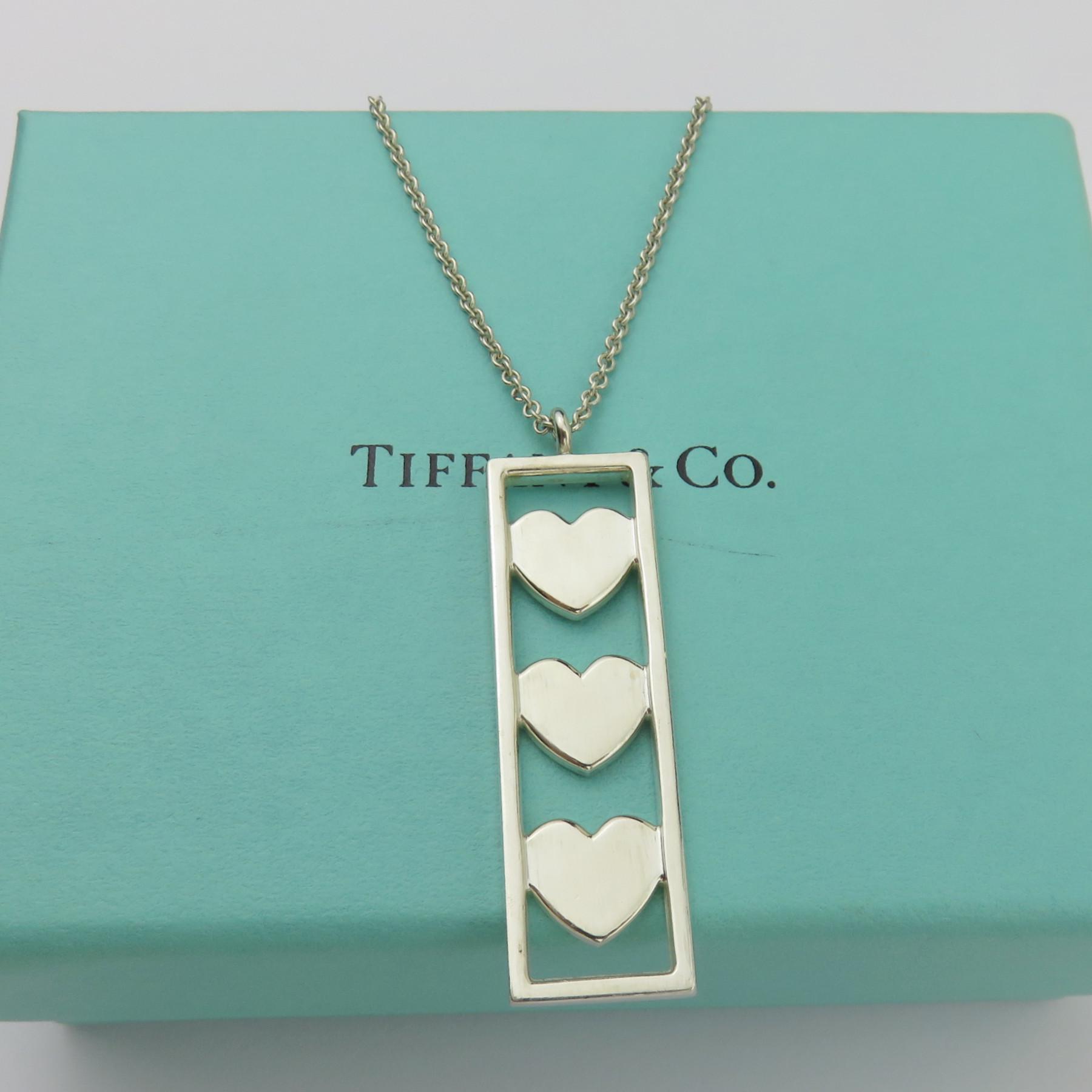 Tiffanys and Co Bar Necklace - Etsy