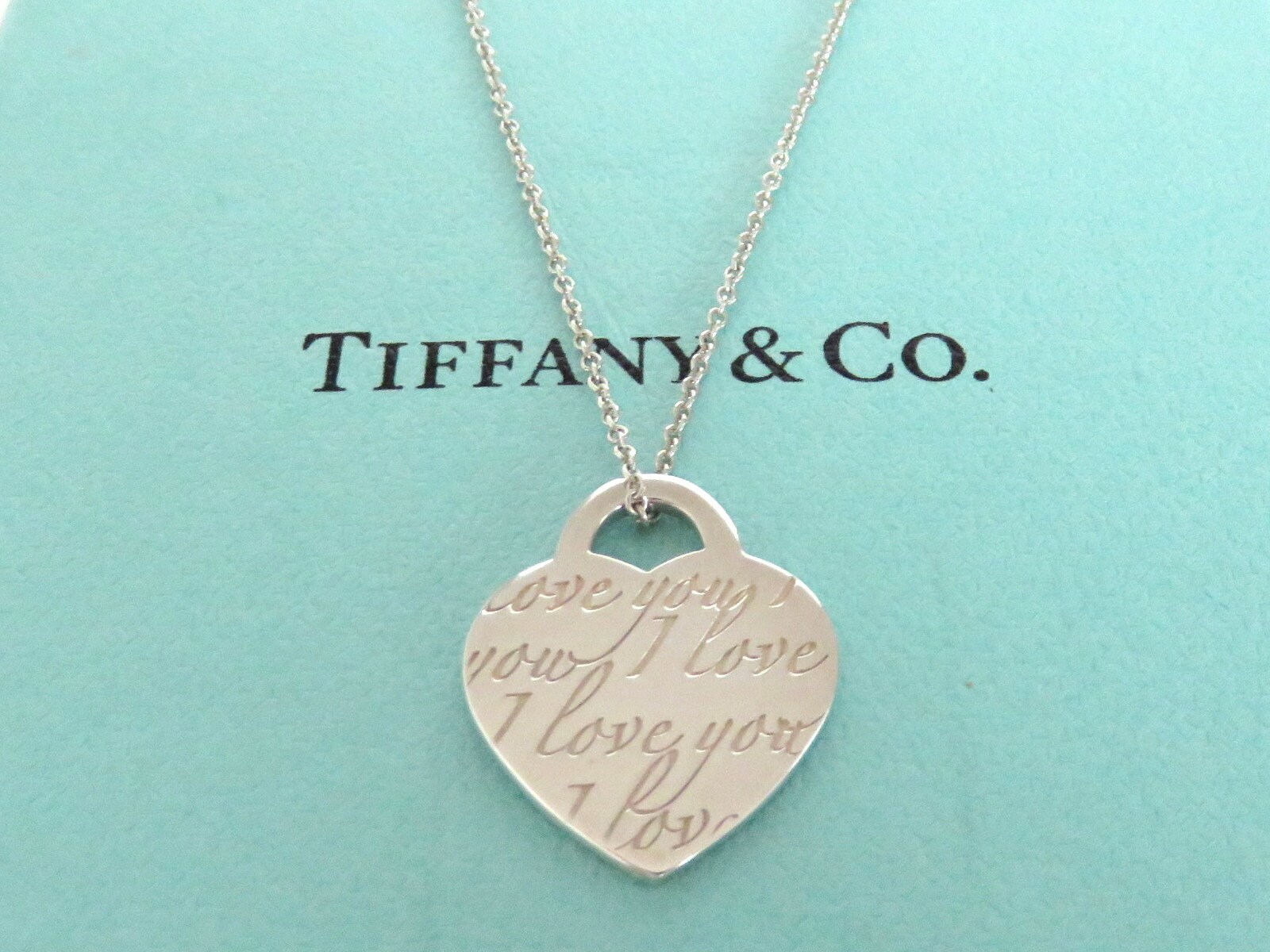 TIFFANY \u0026 CO Sterling Silver I Love You 