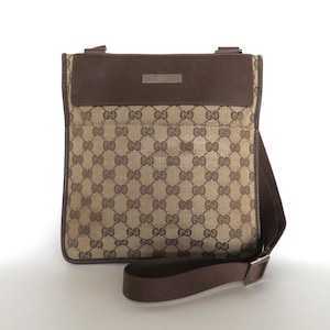 Vintage Gucci Brown Leather Bag - Etsy
