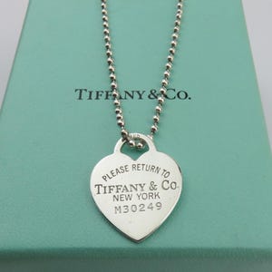 Tiffanys and co heart necklace - Etsy 日本