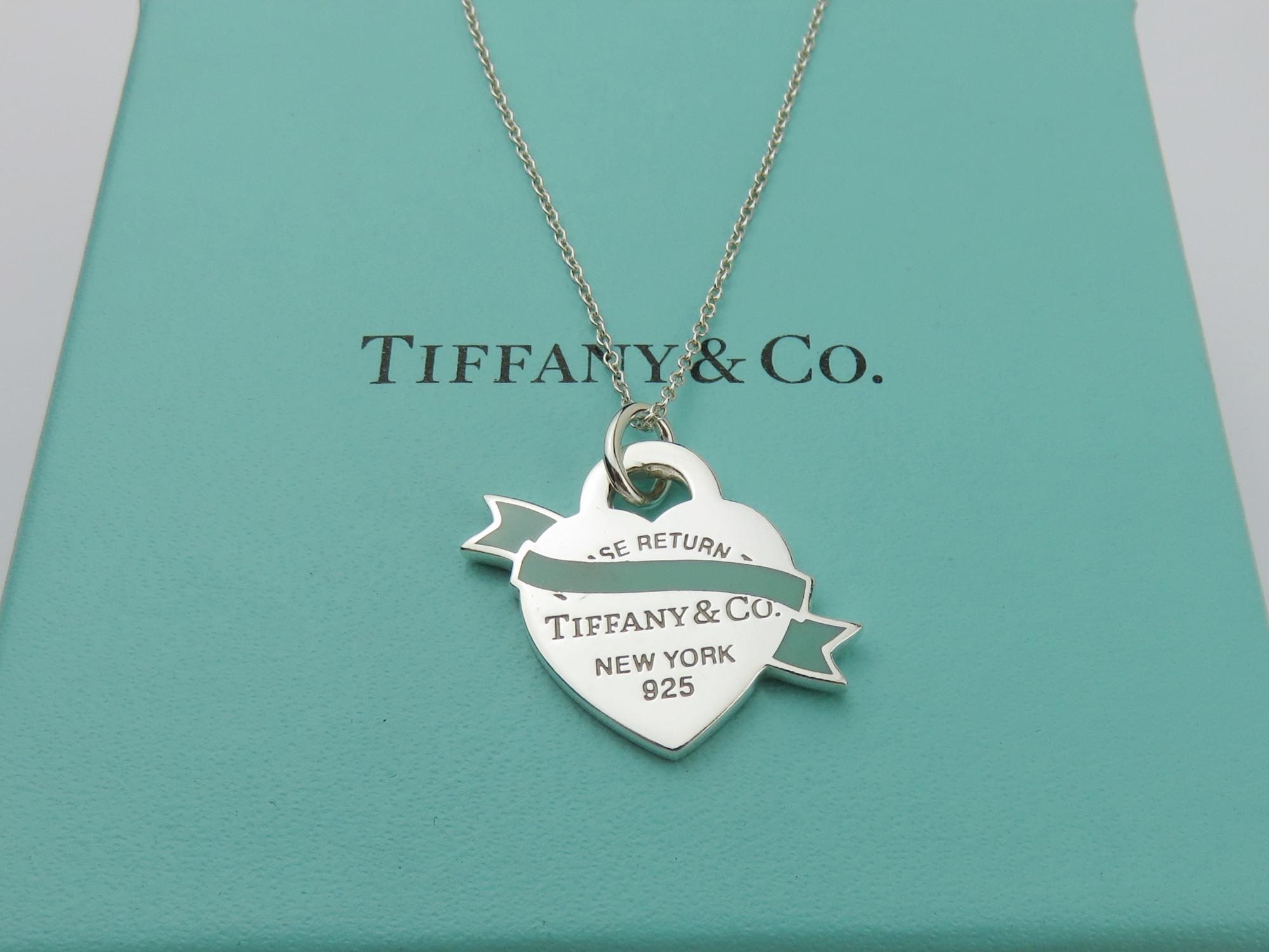 Tiffanys blue heart necklace - Etsy 日本