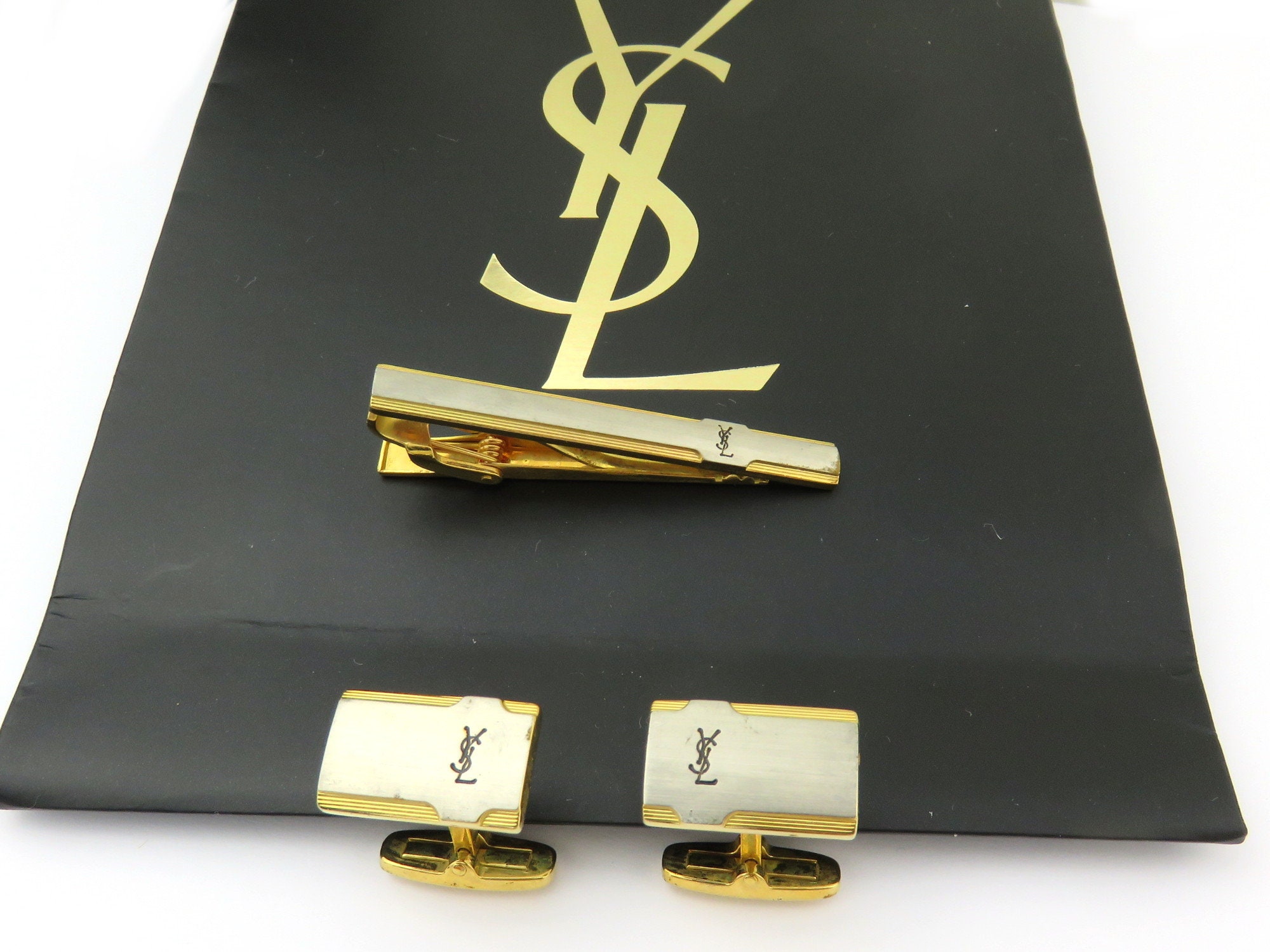 ysl tie clip