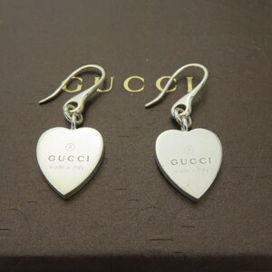 Gucci trademark heart earrings best sale