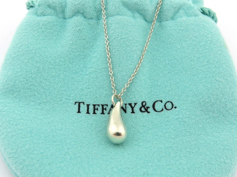 Tiffany \u0026 Co Sterling Silver Teardrop 
