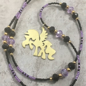 My Little Pony Princess Luna Hand Cut Brass Pendant