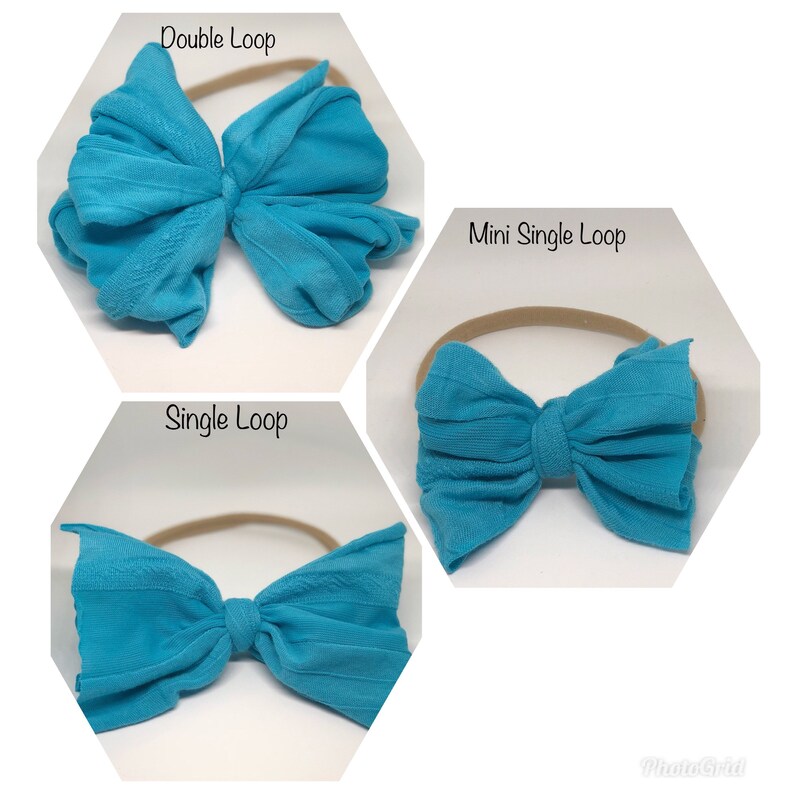 Messy bow Nylon headband Yellow