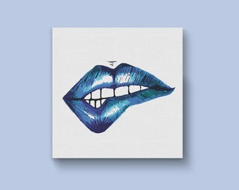 Lip Canvas Print