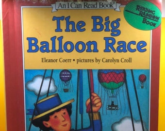 Reading Rainbow Book: The Big Balloon Race - Vintage Book 1992, Reading Rainbow, Childrens Book