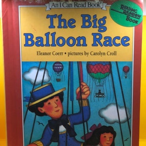 Reading Rainbow Book: The Big Balloon Race livre vintage 1992, Reading Rainbow, livre pour enfants image 1