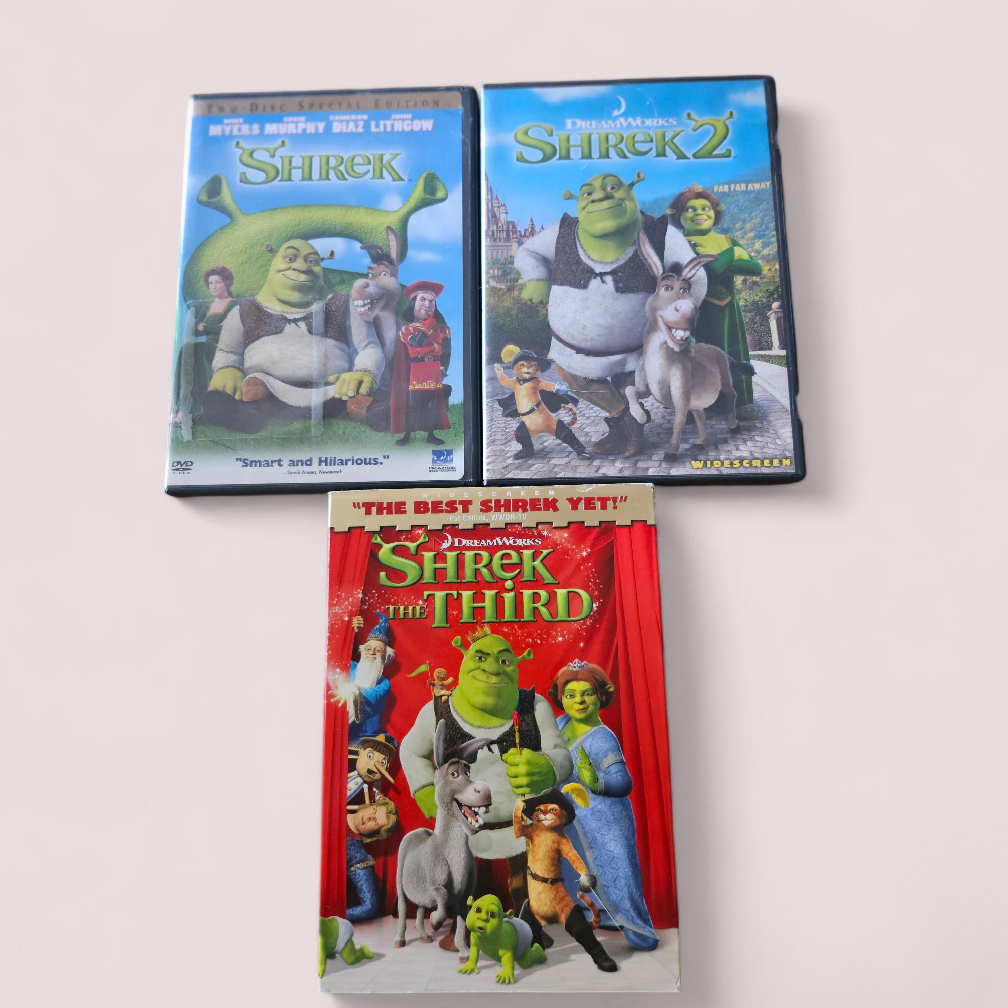 Shrek 1-3 DVD Set - Etsy