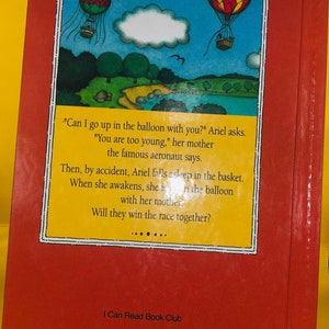 Reading Rainbow Book: The Big Balloon Race livre vintage 1992, Reading Rainbow, livre pour enfants image 2
