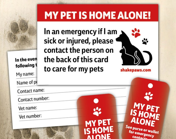WeAreShakePaws photograph about My Dog is Home Alone Card Printable known as WeAreShakePaws