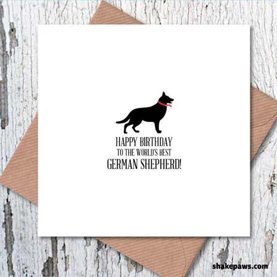 Joyeux Anniversaire A La Meilleure Carte De Berger Allemand Du Etsy Joyeux Anniversaire A La Meilleure Carte De Berger Allemand Du Etsy