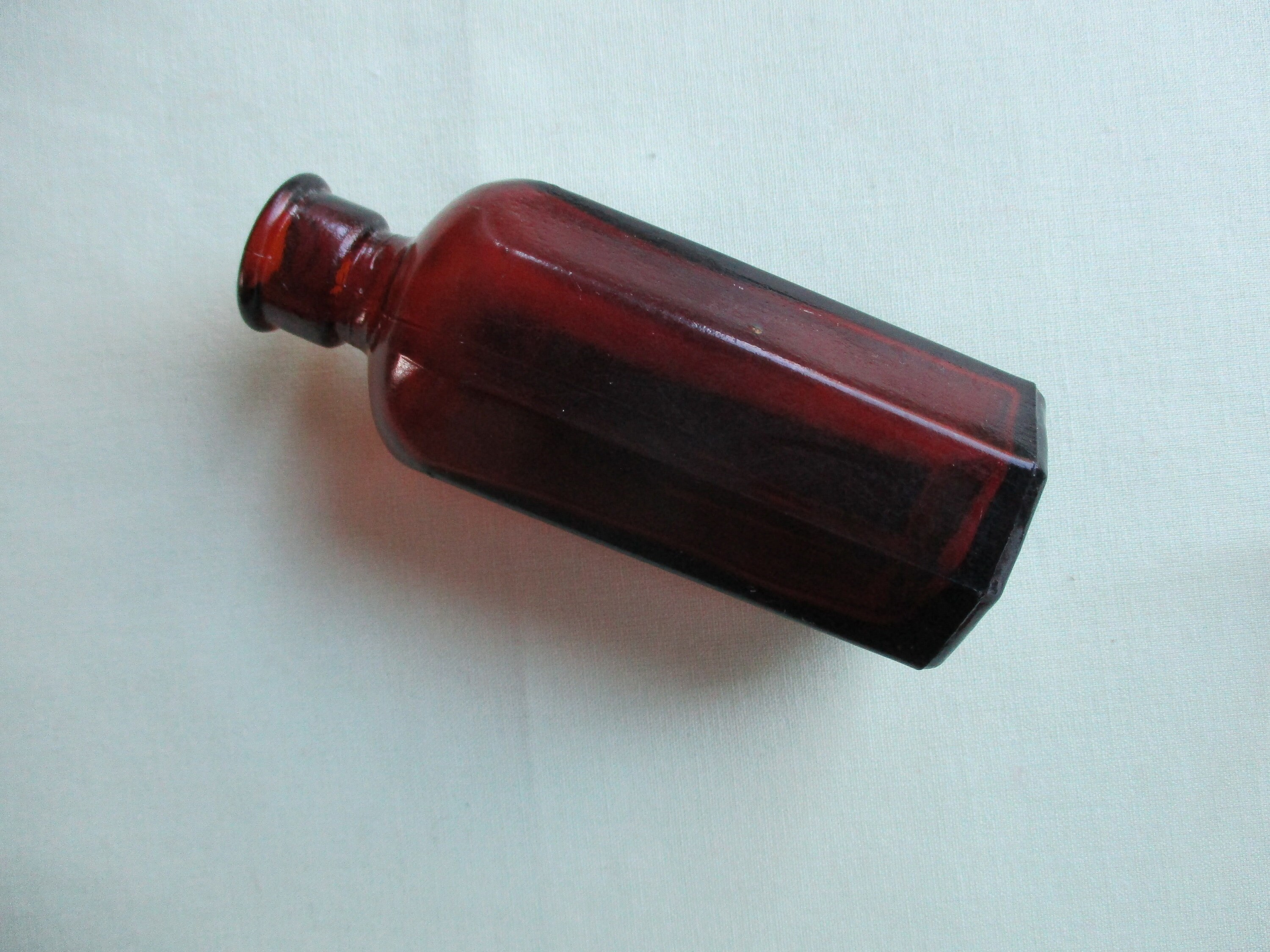Milton / FCC / Vintage bottle / Brown glass bottle / Old Etsy