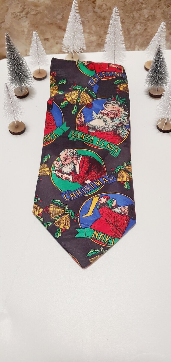 Vintage Polyester Christmas Necktie, by Addiction,