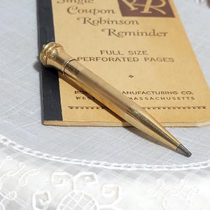 Antique 1920s Gold Filled Wahl Eversharp Mini Mechanical Pencil, 3 Inches