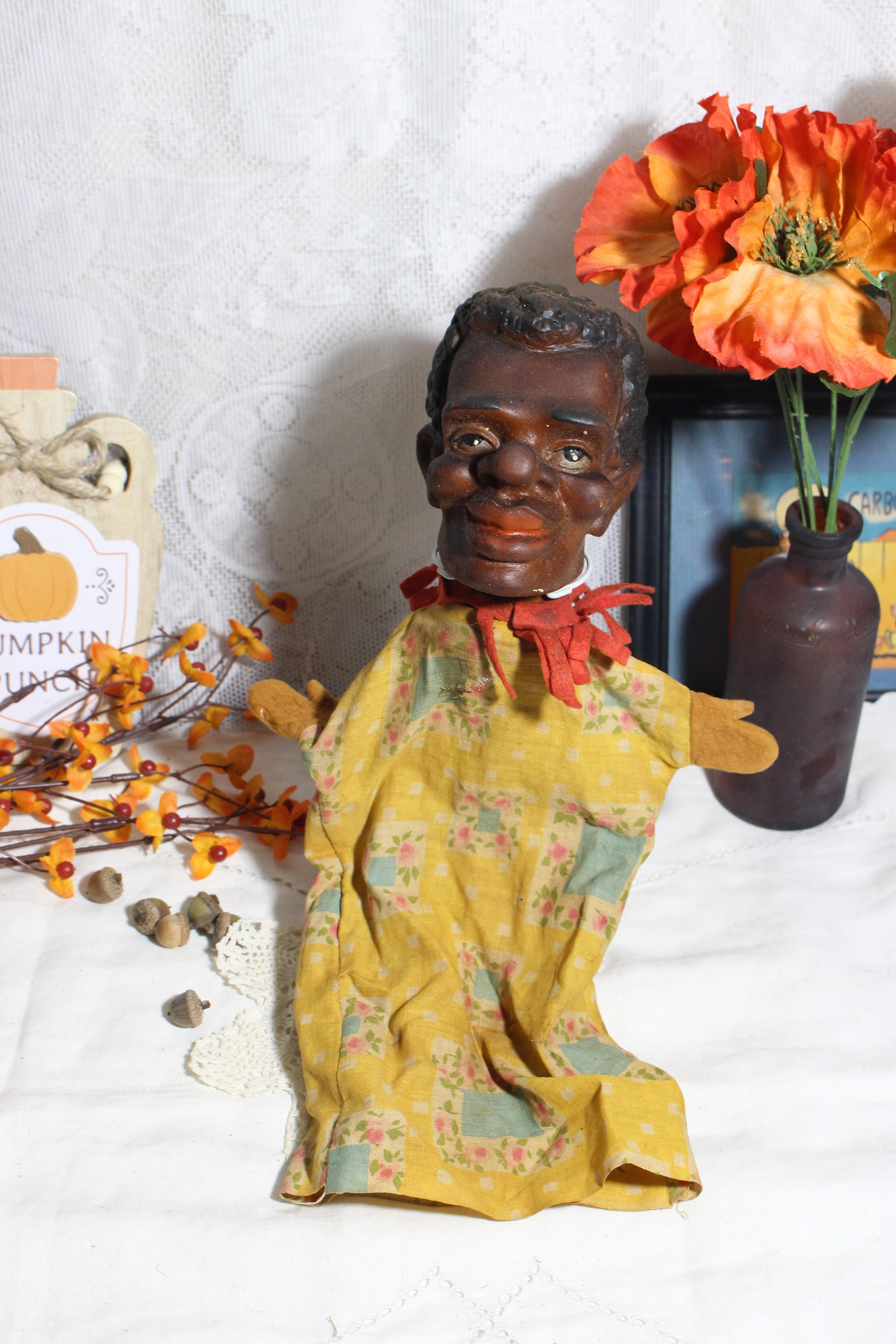 Antique Rubber Hand Puppet AS IS Craft Supply - Etsy
