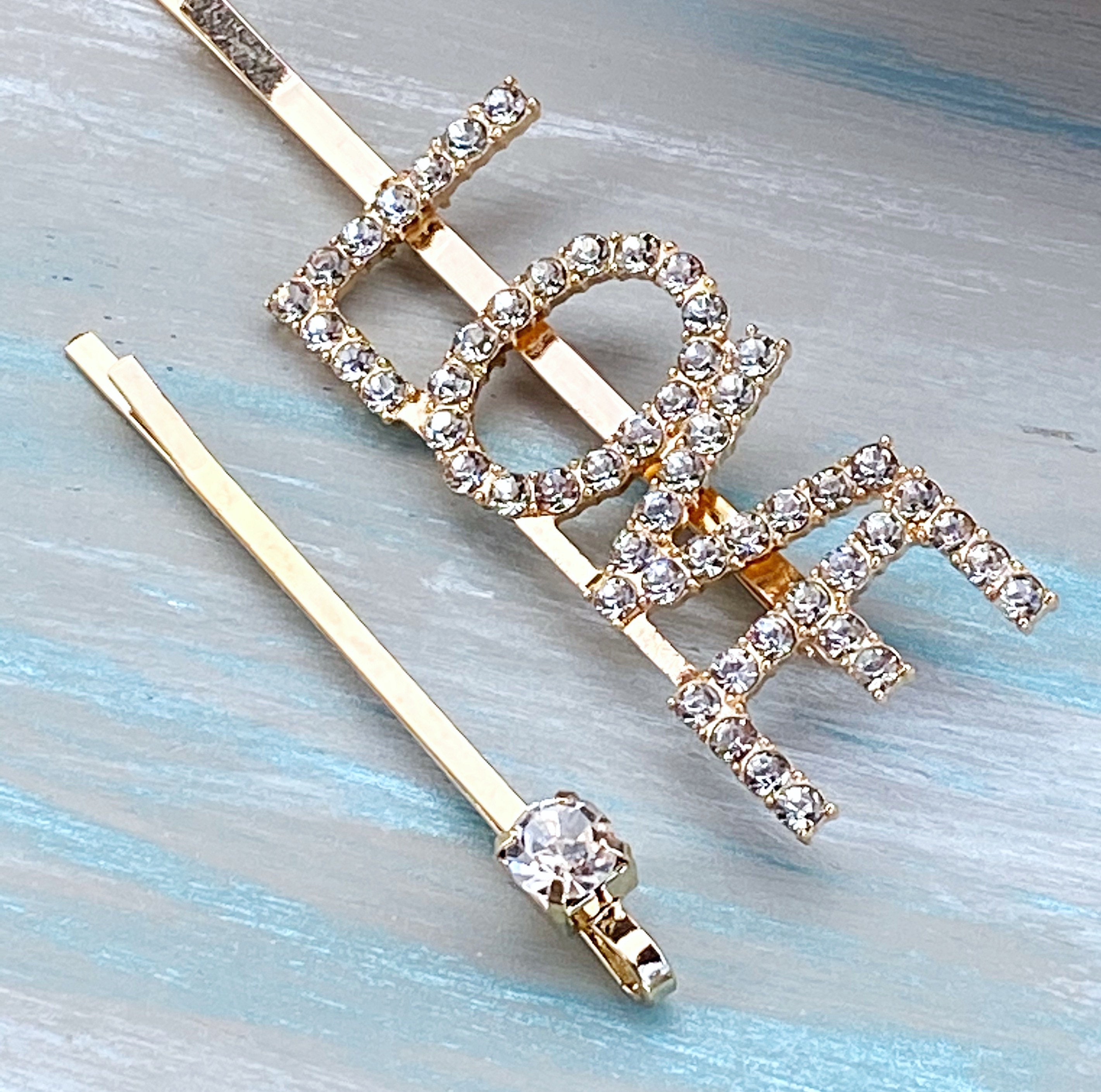 Love Rhinestone Hair Pin/Hairpin/Bobby Pins/Hair Etsy