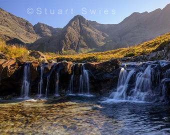 Landscape Photography, Digital Download, Instant Downloadable Wall Art Print, Fairy Pools, Isle Of Skye, Scotland