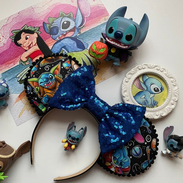 Alien Stitch Disney-inspired Mickey Ears