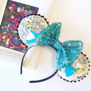 Alice in Wonderland Disney-inspired Mickey Ears
