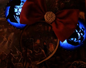 Pirates of the carribean Inspired  Mickey ears