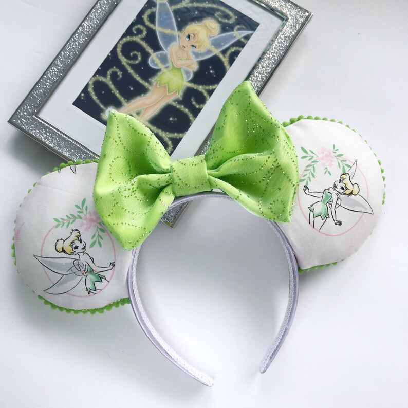 Tinkerbell Disneyinspired Mickey Ears Etsy
