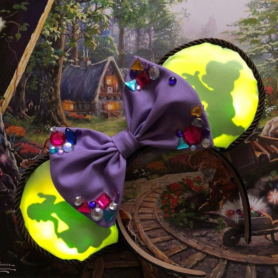 Dopey Silhouette Disney-inspired Mickey Ears - Etsy display picture 1