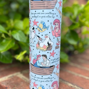 Ariel quotes lyrics little mermaid inspired tumbler