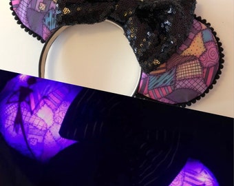 Sally light up silhouette  Disney-inspired Mickey Ears