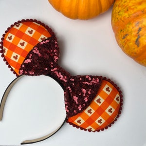 Thanksgiving Pie inspired Minnie ears