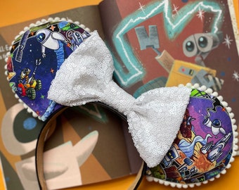 Wall-e & Eve Disney-inspired Mickey Ears