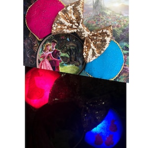 Sleeping beauty silhouette  Disney-inspired Mickey Ears