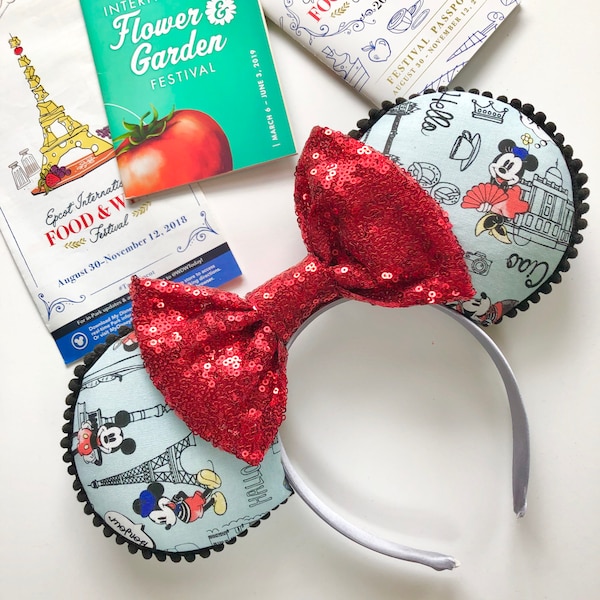Epcot Paris Inspired mickey  Ears
