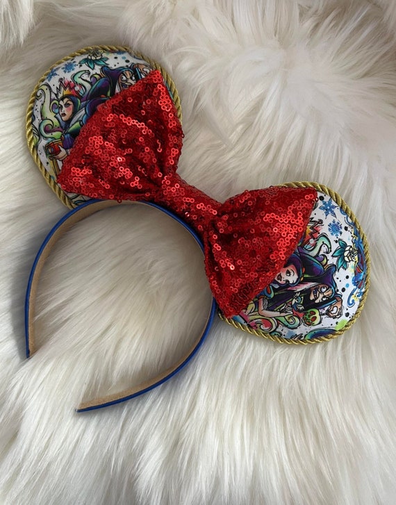 Snow White / Evil Queen Ears Disney- Parks Snow White Evil Queen Poison Apple Minnie Ears  main image 4
