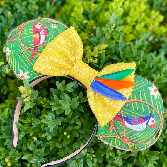 Disney’s Enchanted Tiki Room Ear Headband Enchanted Tiki Room Mouse Ears: Handcrafted Parrot Headband  main image 3