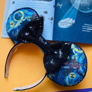 Starry night Star Wars Disney-inspired Mickey Ears