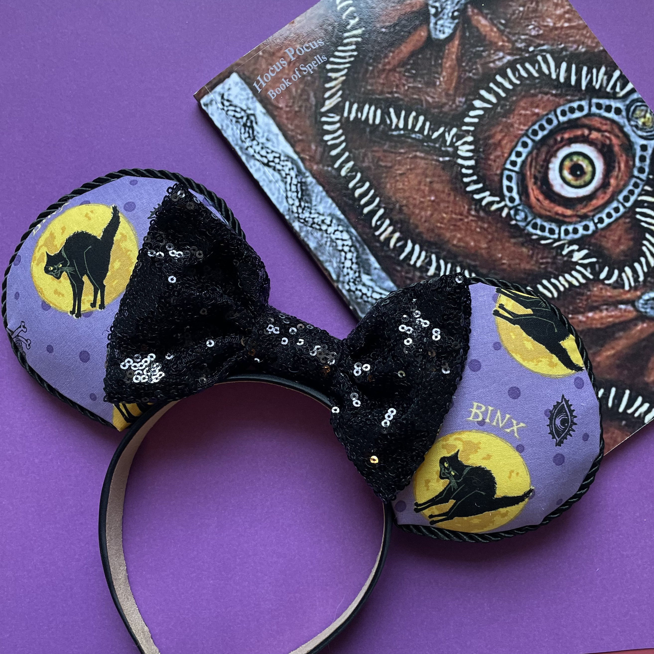 Hocus Pocus Binx Cosplay Set: Stirnband Mit Katzenohren & Halskette Für Erwachsene